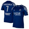 Maillot de Supporter Paris Saint-Germain Kvaratskhelia 7 Quatrième 2024-25 Pour Homme